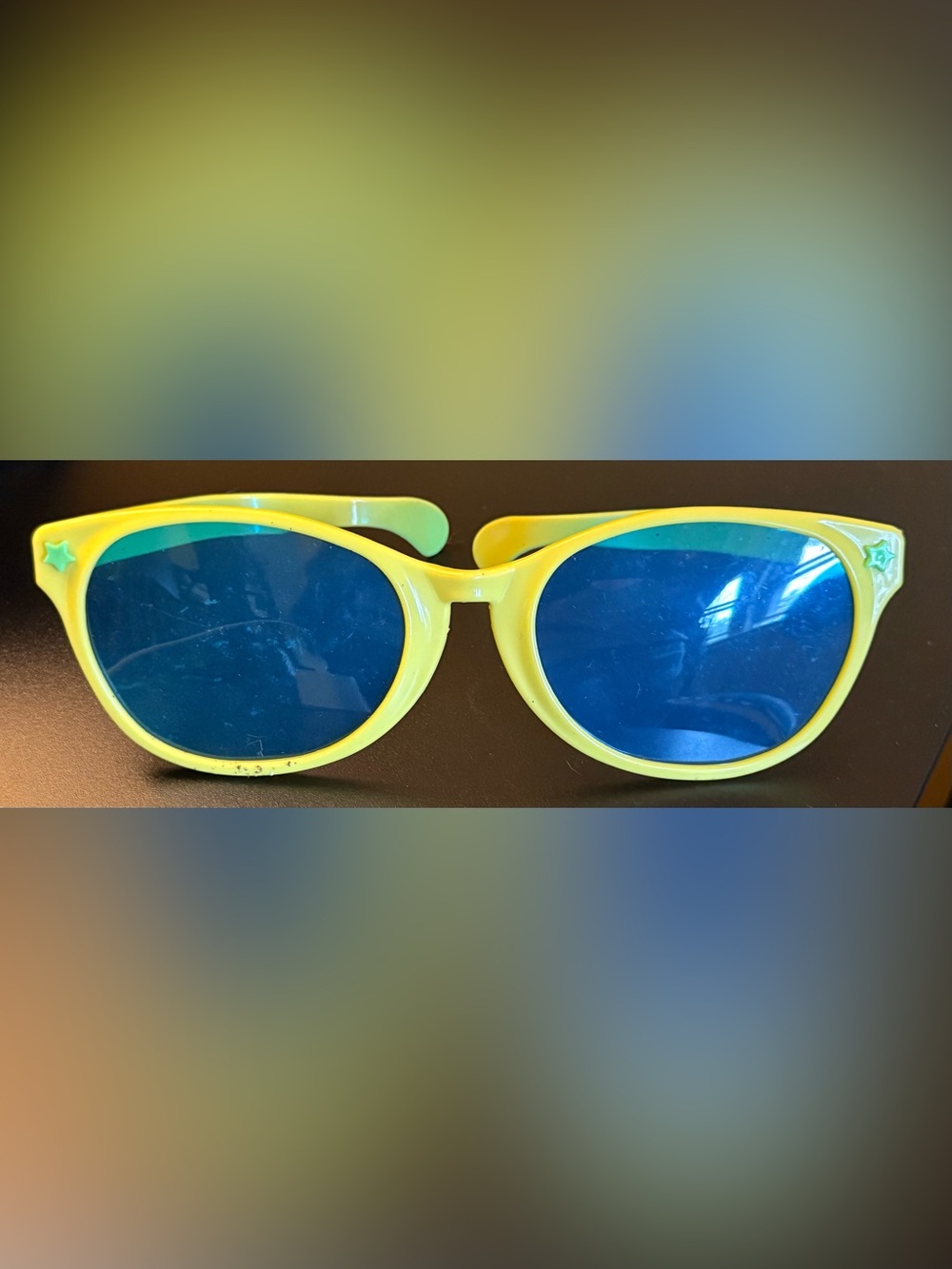 Extra Large Yellow Sunglasse